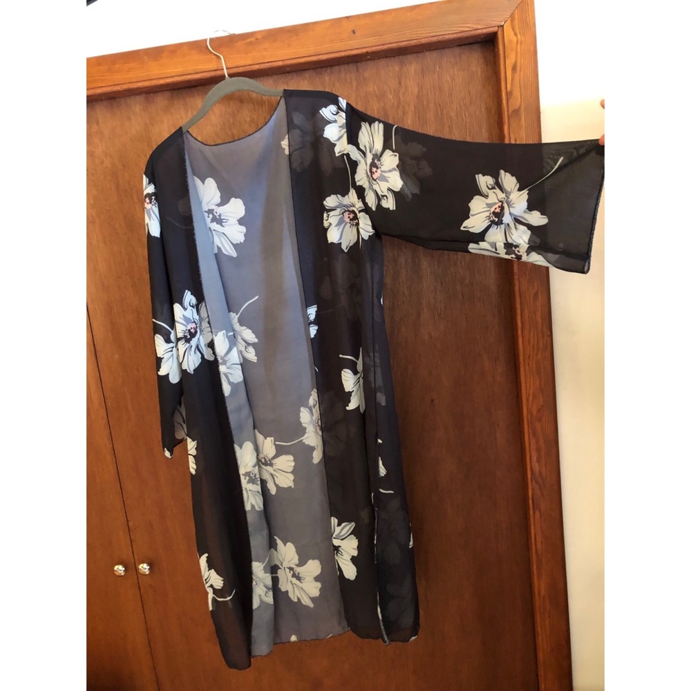 Floral Kimono Cover Up